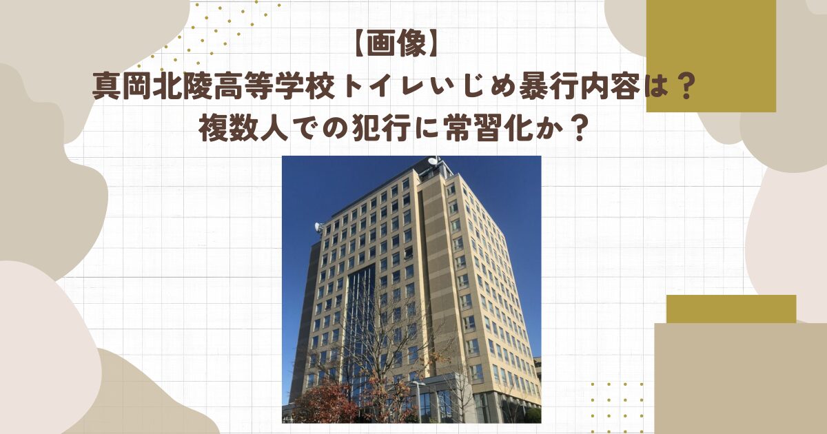 【画像】真岡北陵高等学校トイレいじめ暴行内容は？複数人での犯行に常習化か？